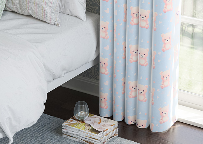 Little Bear, Pastels - Made to Measure Curtains - Image 5